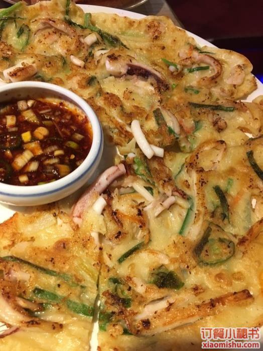 明洞王妃家烤肉 中山公园龙之梦店 海鲜泡菜饼