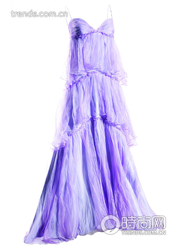 紫色 婚纱 短款